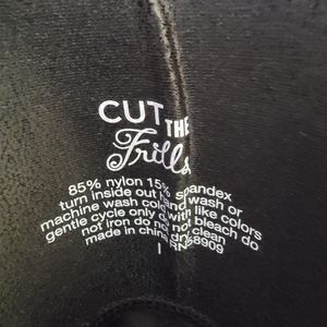 Black Leggings, large, insim 25 cm,